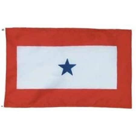 Service Star Flag -Nyl-Glo-3 Ft. X 5 Ft.